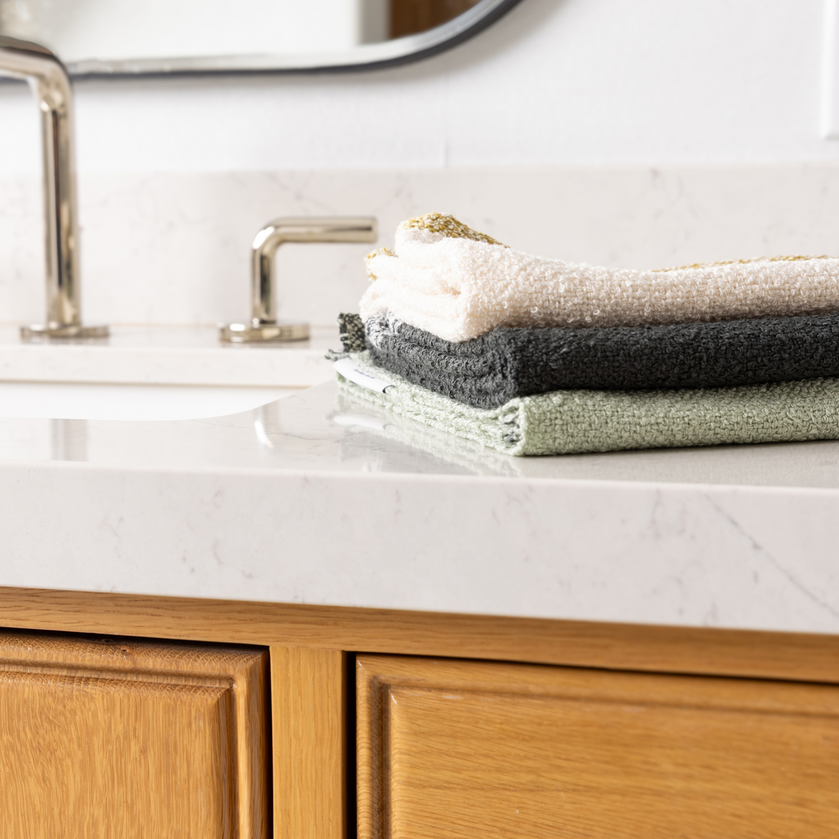 Ettitude Textured Bamboo Boucle Towel