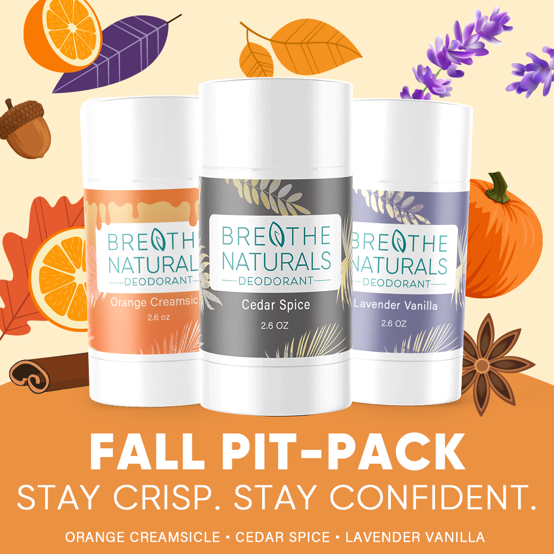 Breathe Naturals Deodorant The Summer Pit Pack