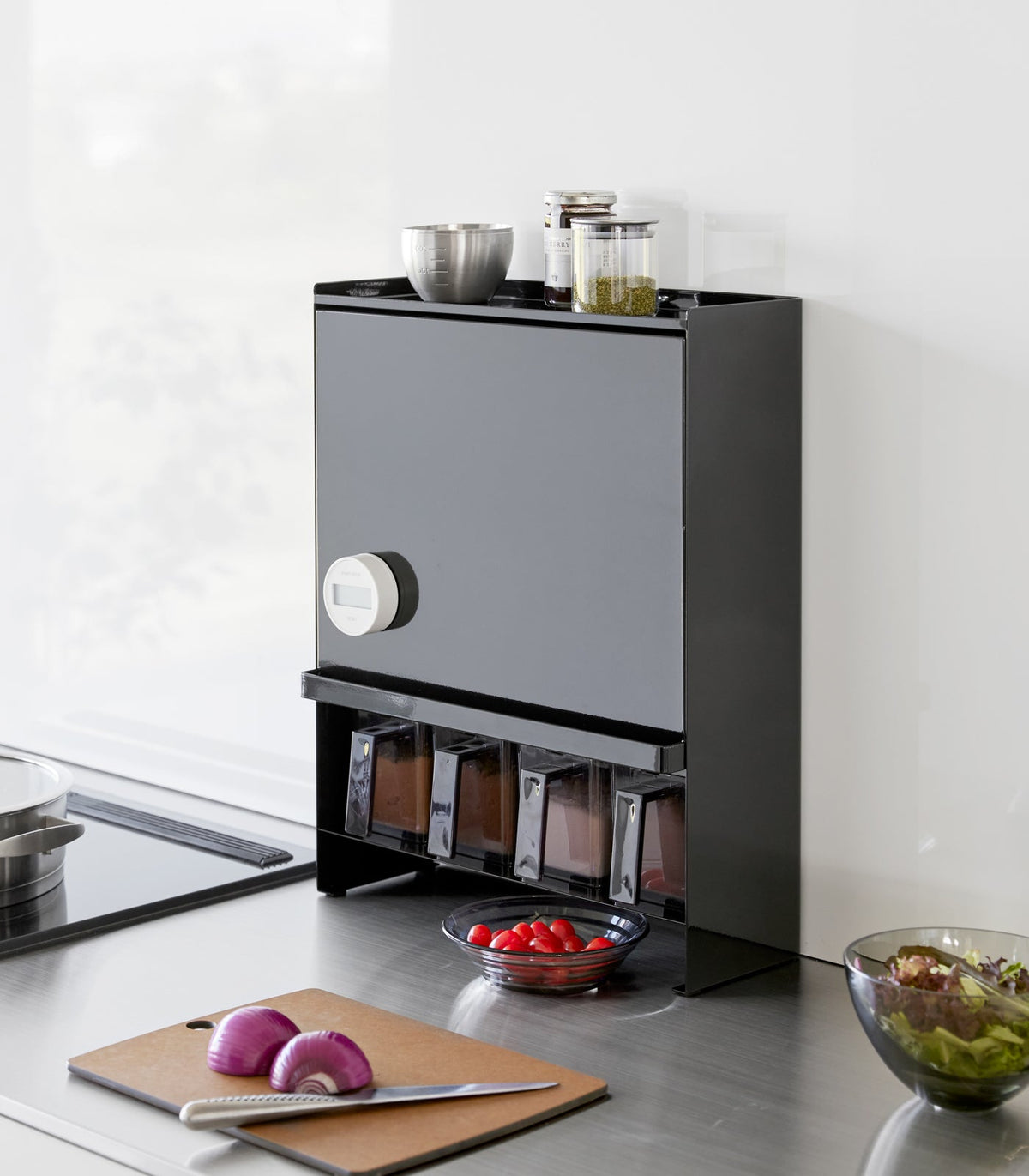 Yamazaki Home Concealable Spice Rack - Steel