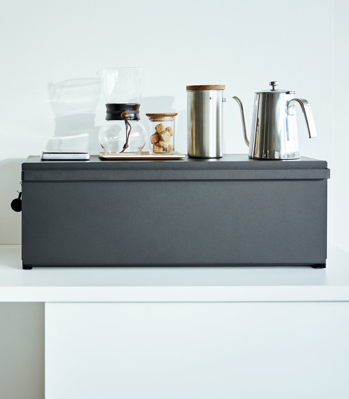 Yamazaki Home Bread Box - Wide - Steel