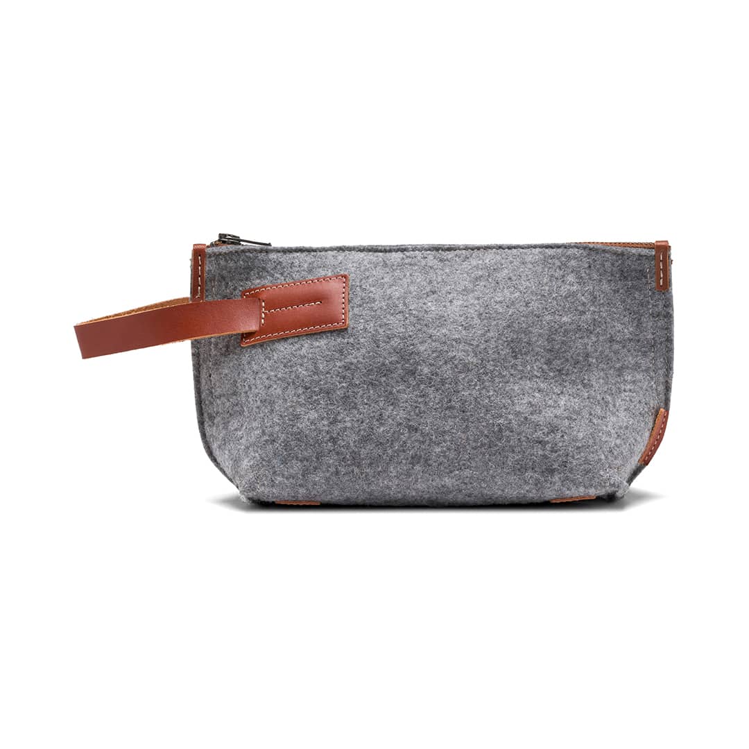 Kyrgies Felt and Leather Travel Kit