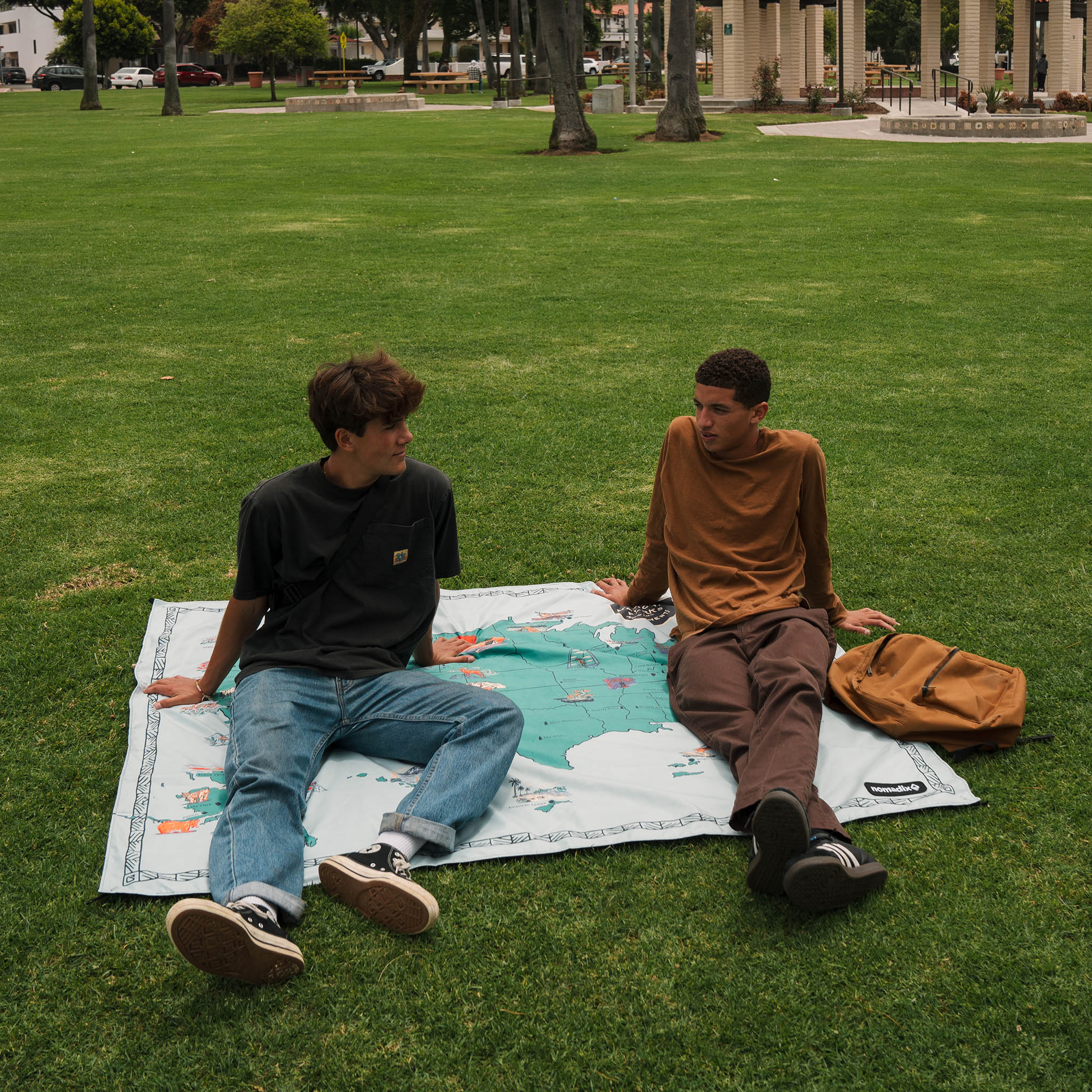 Nomadix Festival Blanket: National Parks and Monuments Map