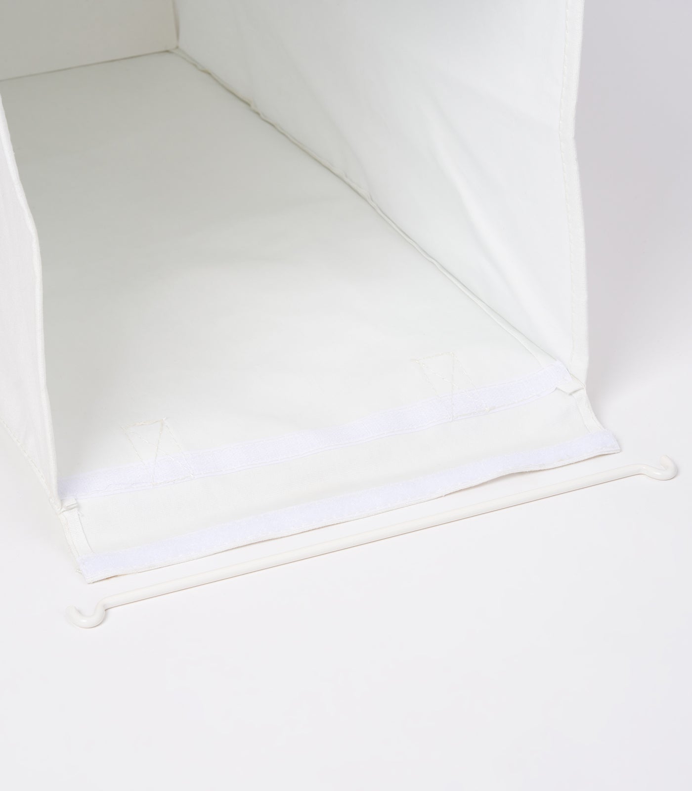 Yamazaki Home Laundry Hamper with Cotton Liner - Two Sizes - Steel + Cotton
