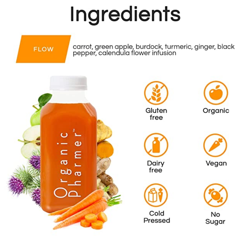 Organic Pharmer Flow Botanical Beverage Pack - Wellness & Vitality