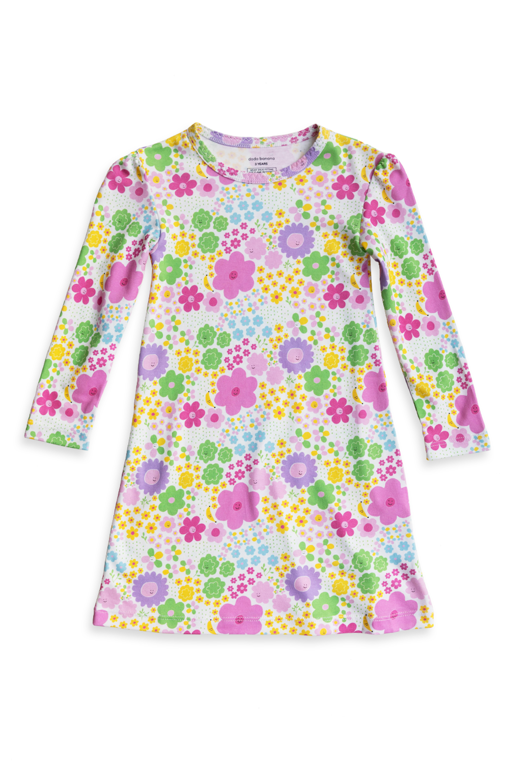 Dodo Banana Flower Power Organic Pima Cotton Dodo Dress