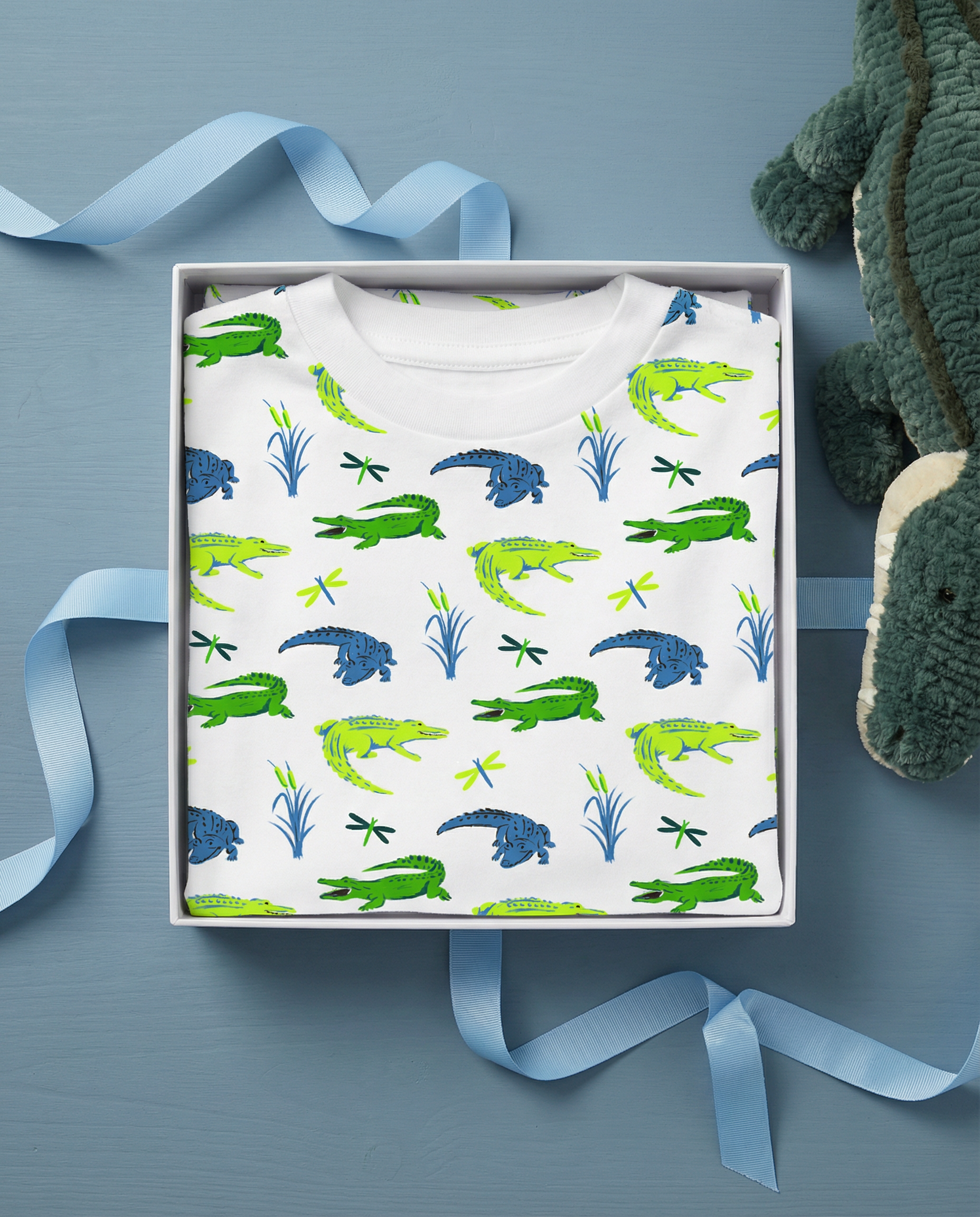 12|12 The Organic Long Sleeve Pajama Set [Later Gator]