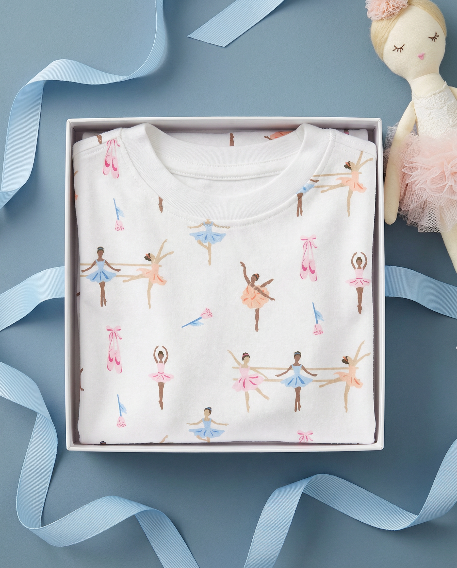 12|12 The Organic Long Sleeve Pajama Set [Ballet] - Gimme the Good