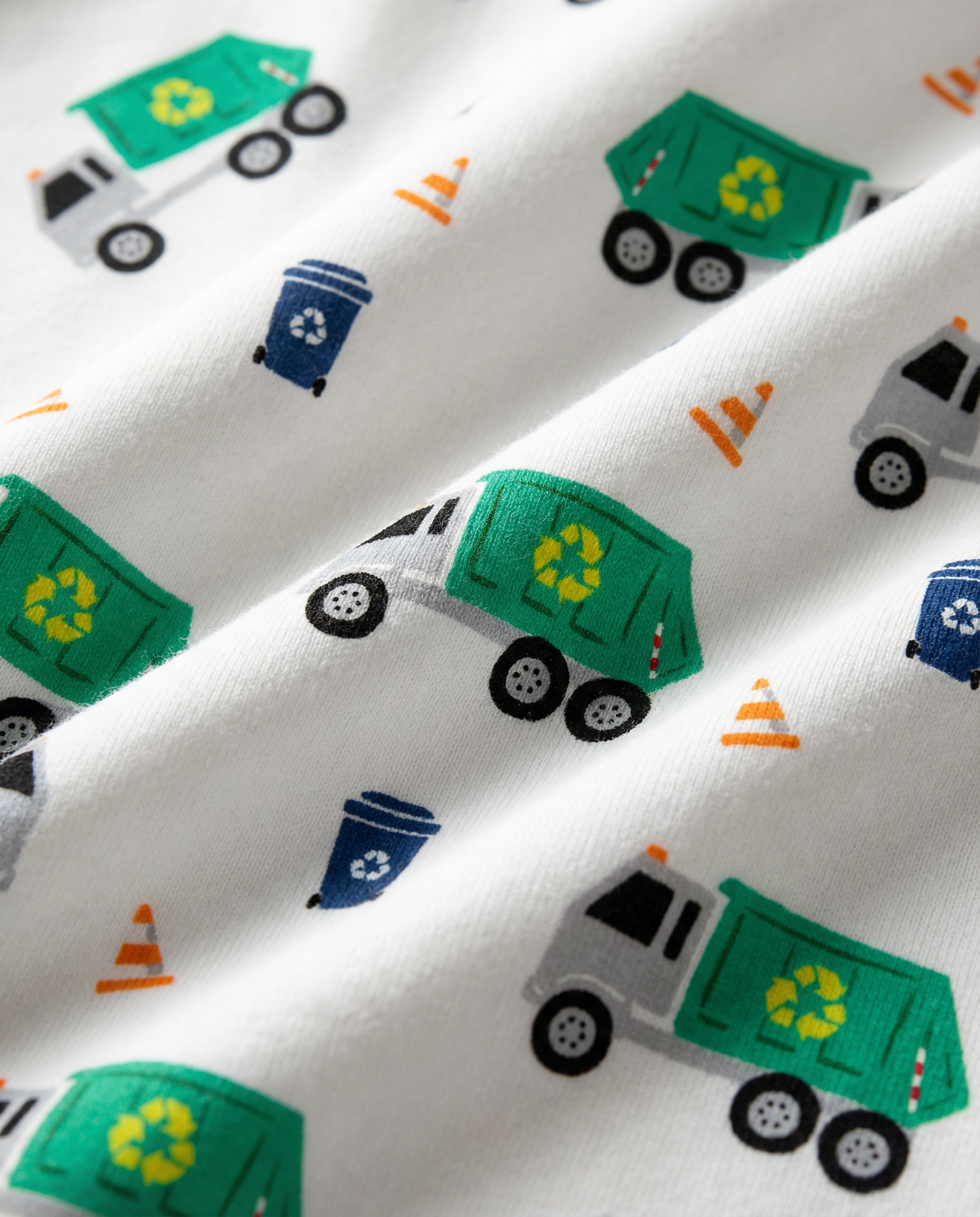 12|12 The Organic Long Sleeve Pajama Set [Recycling Trucks]