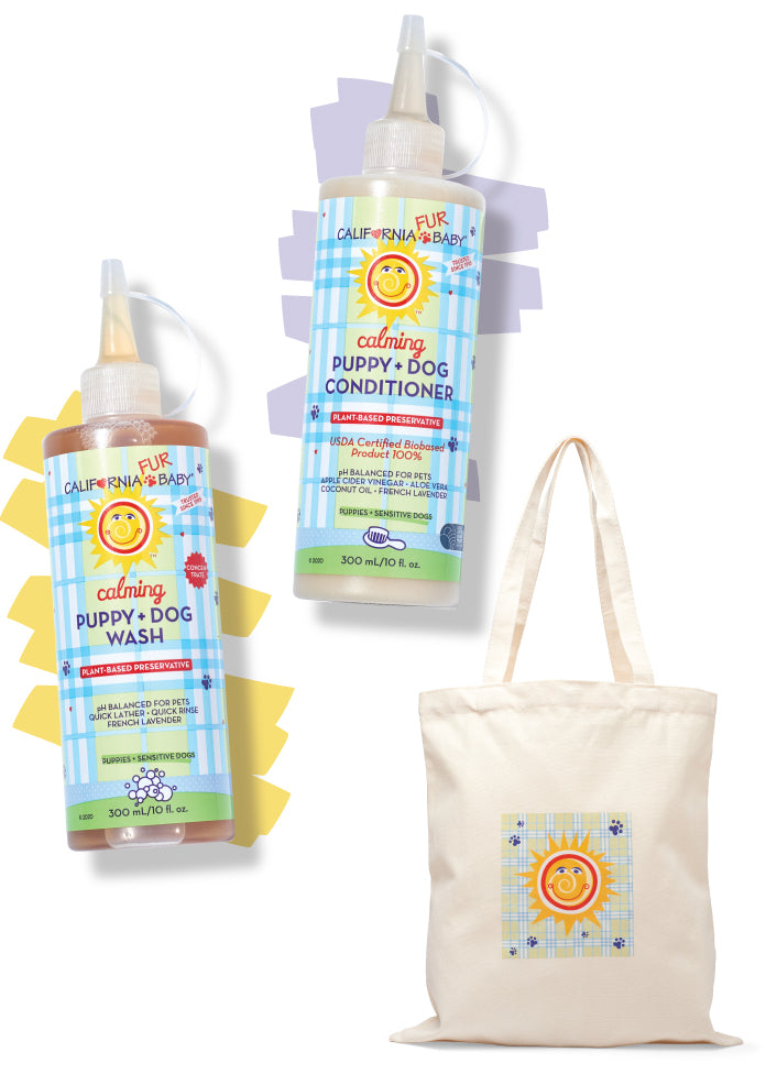 California Baby Calming™ Puppy + Dog Wash & Conditioner Set