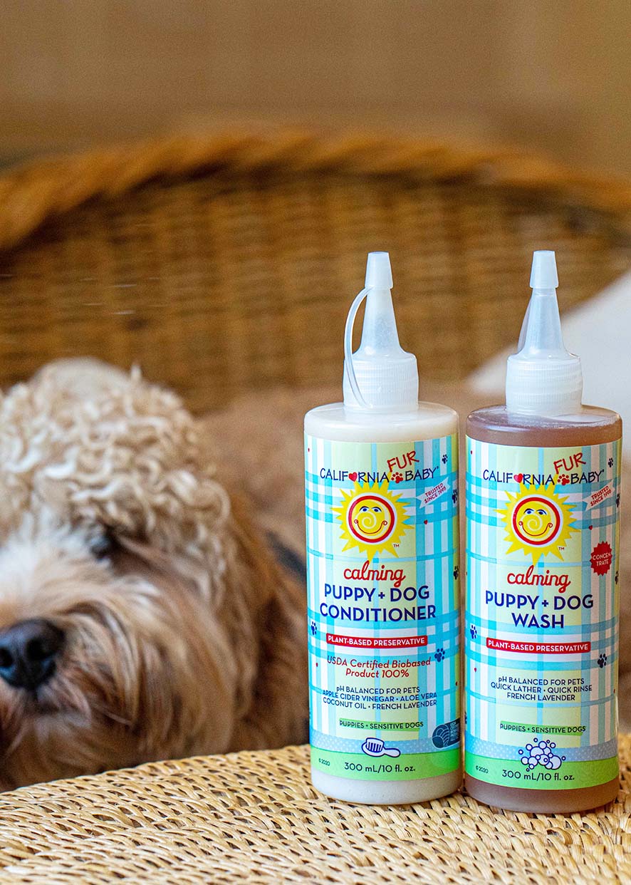 California Baby Calming™ Puppy + Dog Wash & Conditioner Set