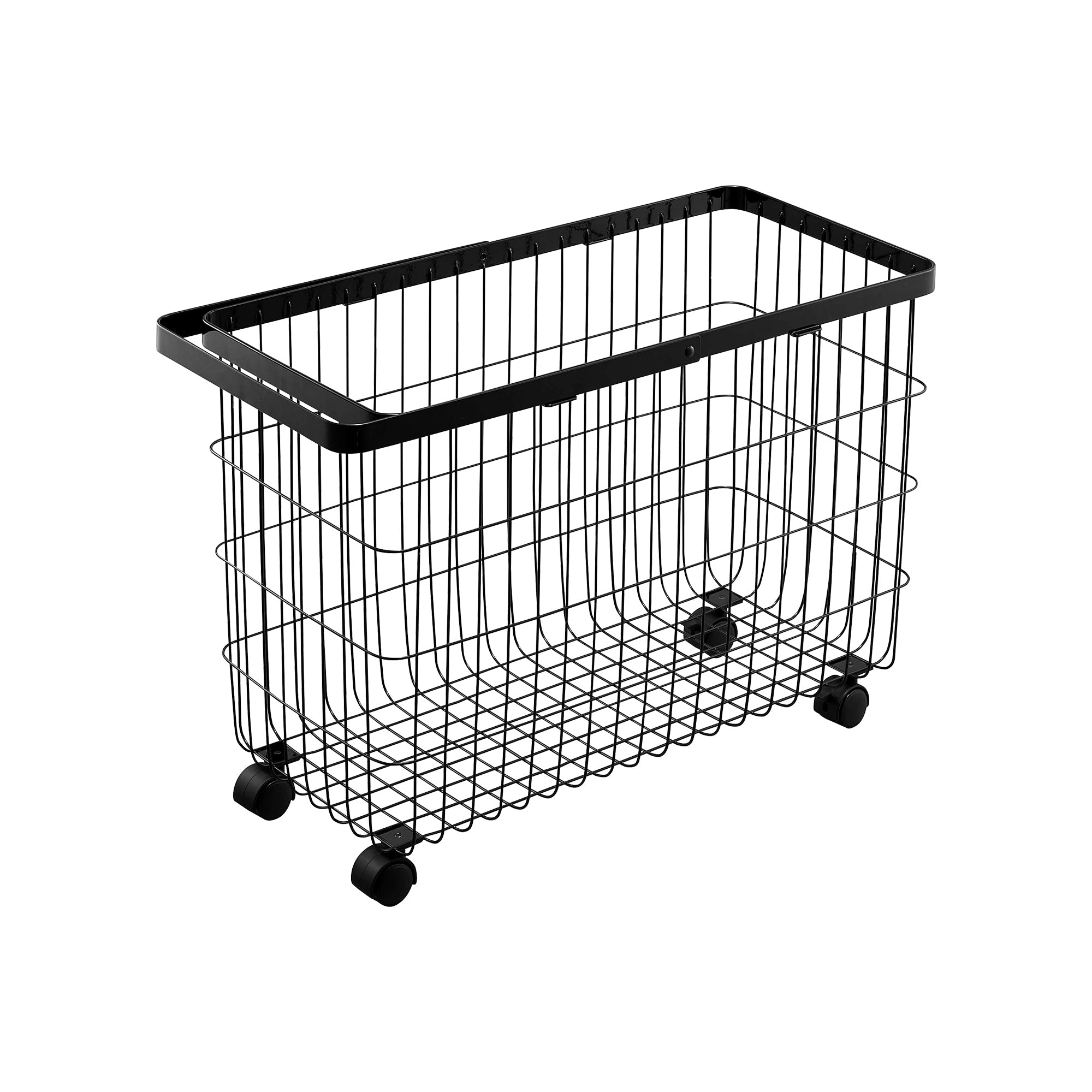 Yamazaki Home Rolling Wire Basket (14.8" H)  - Steel