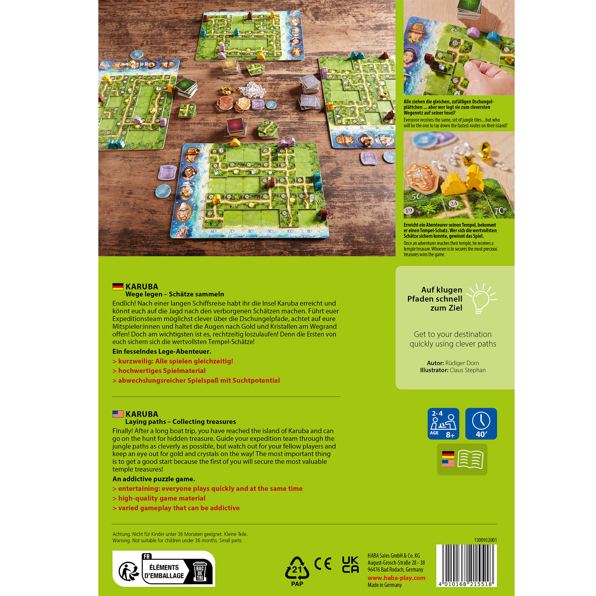 HABA Karuba - Tile Laying Puzzle Game