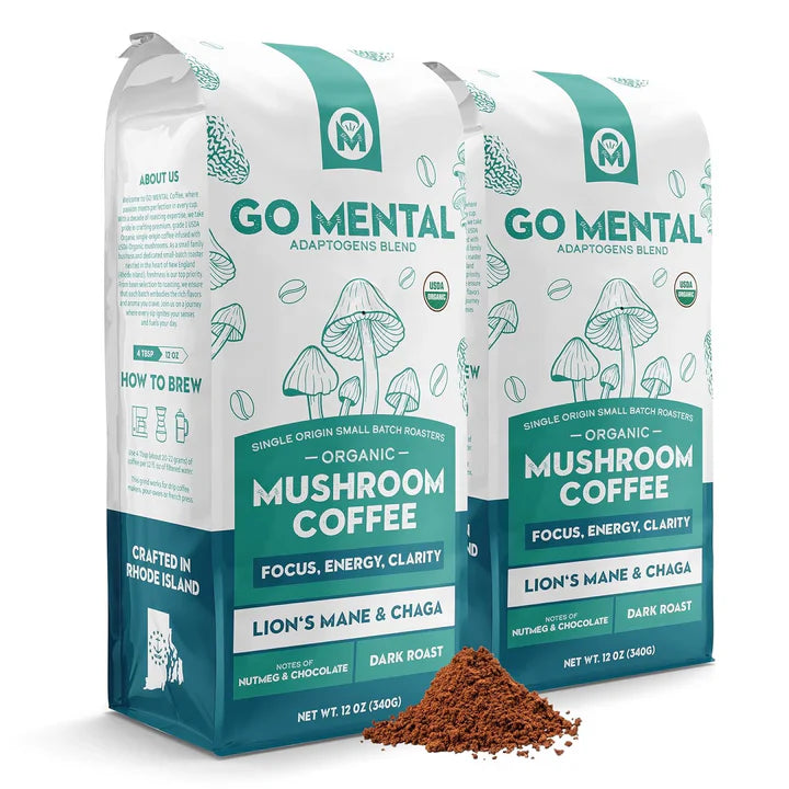 Organic Lion's Mane and Chaga dark roast coffee — product image 10