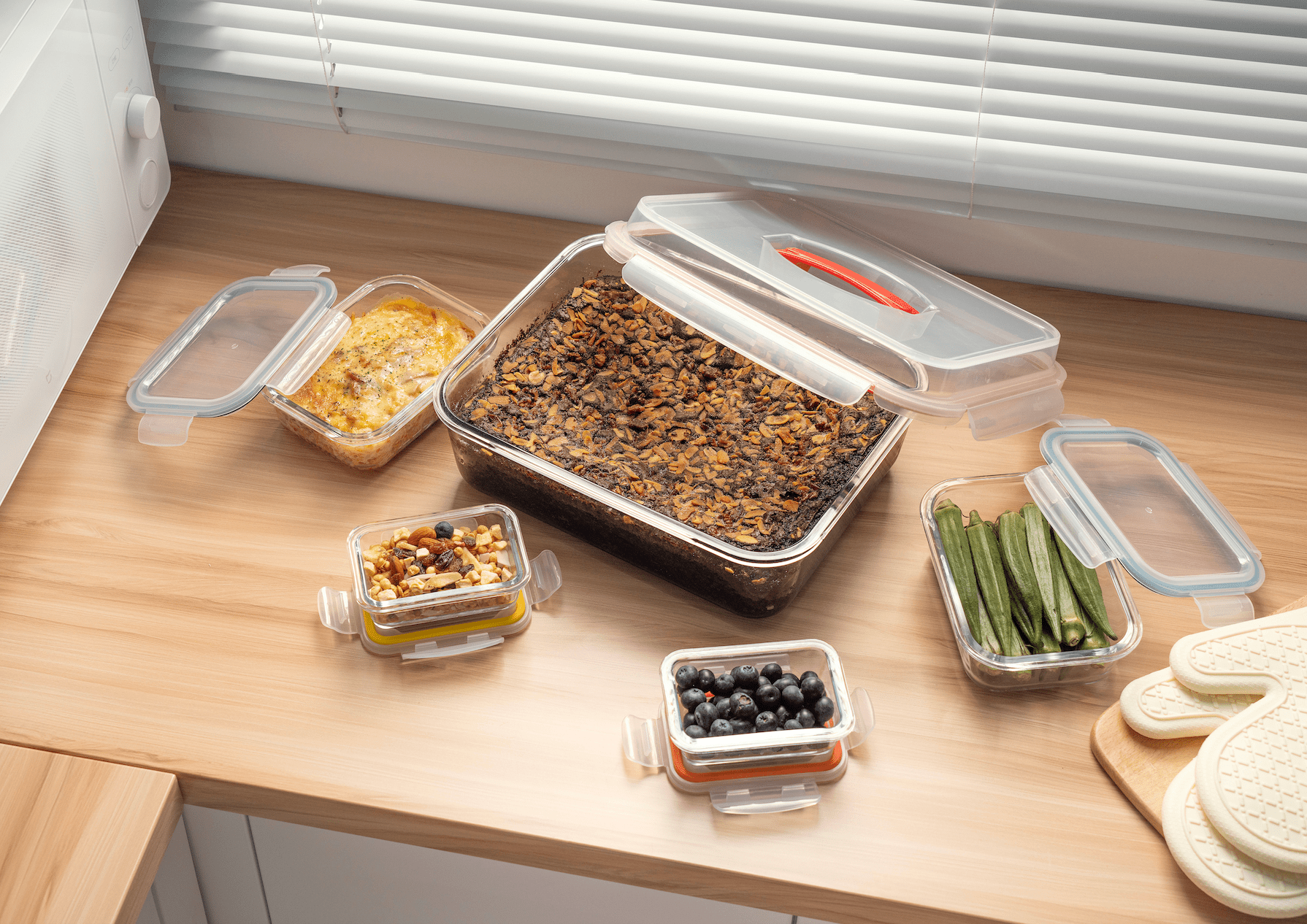 Genicook Bake & Carry Glass Set