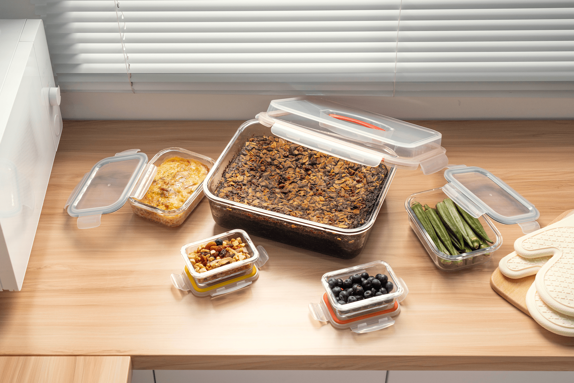 Genicook Bake & Carry Glass Set