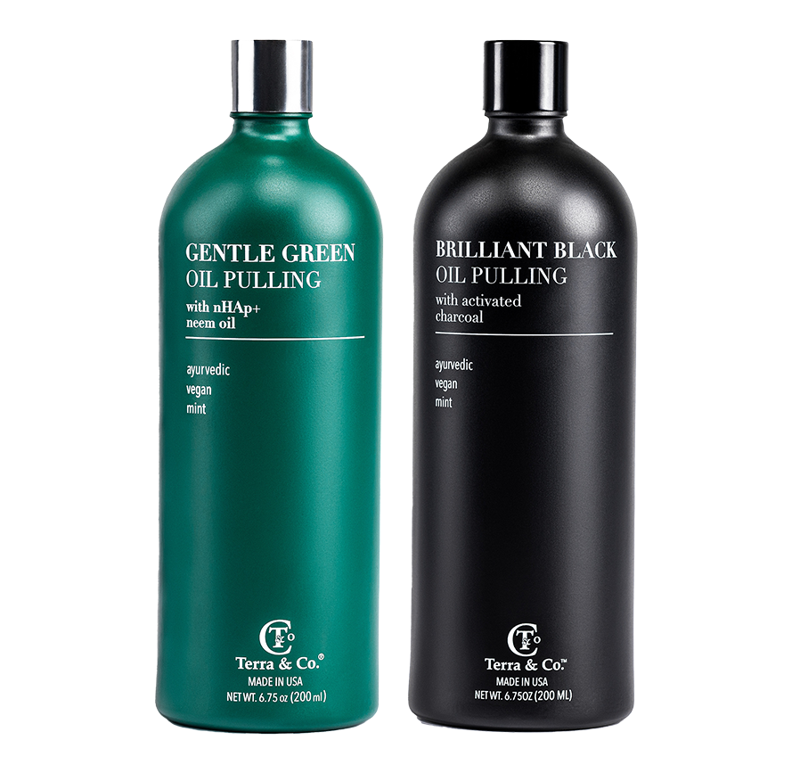 Terra & Co. Gentle Green Oil Pulling Mouthwash – Enamel Support & Gum Health