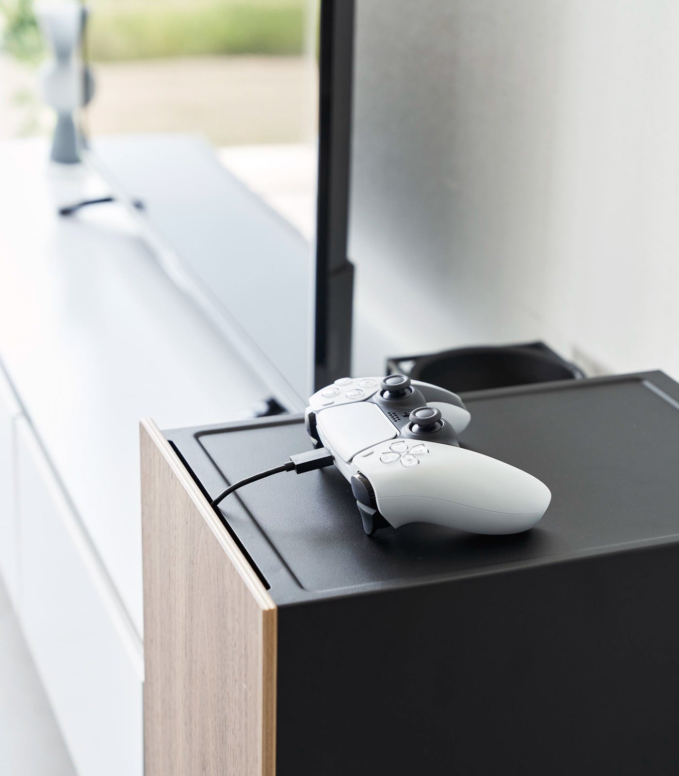 Yamazaki Home Video Game Storage Cabinet - Steel