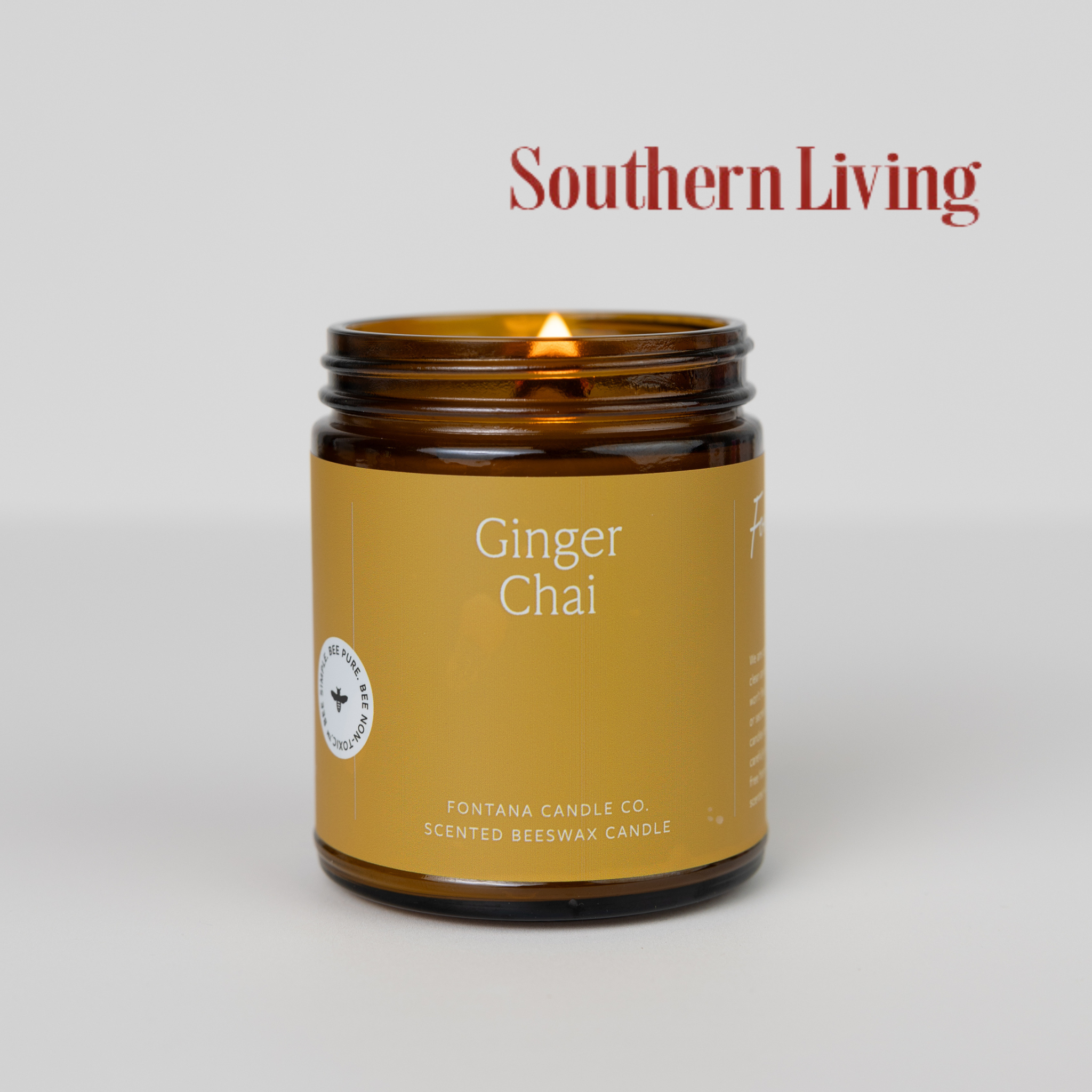 Fontana Candle Co Ginger Chai Jar Candle