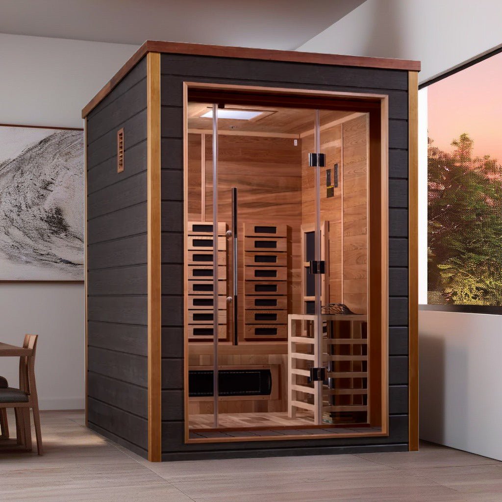 Golden Designs Nora 2-Person Outdoor Hybrid Sauna 