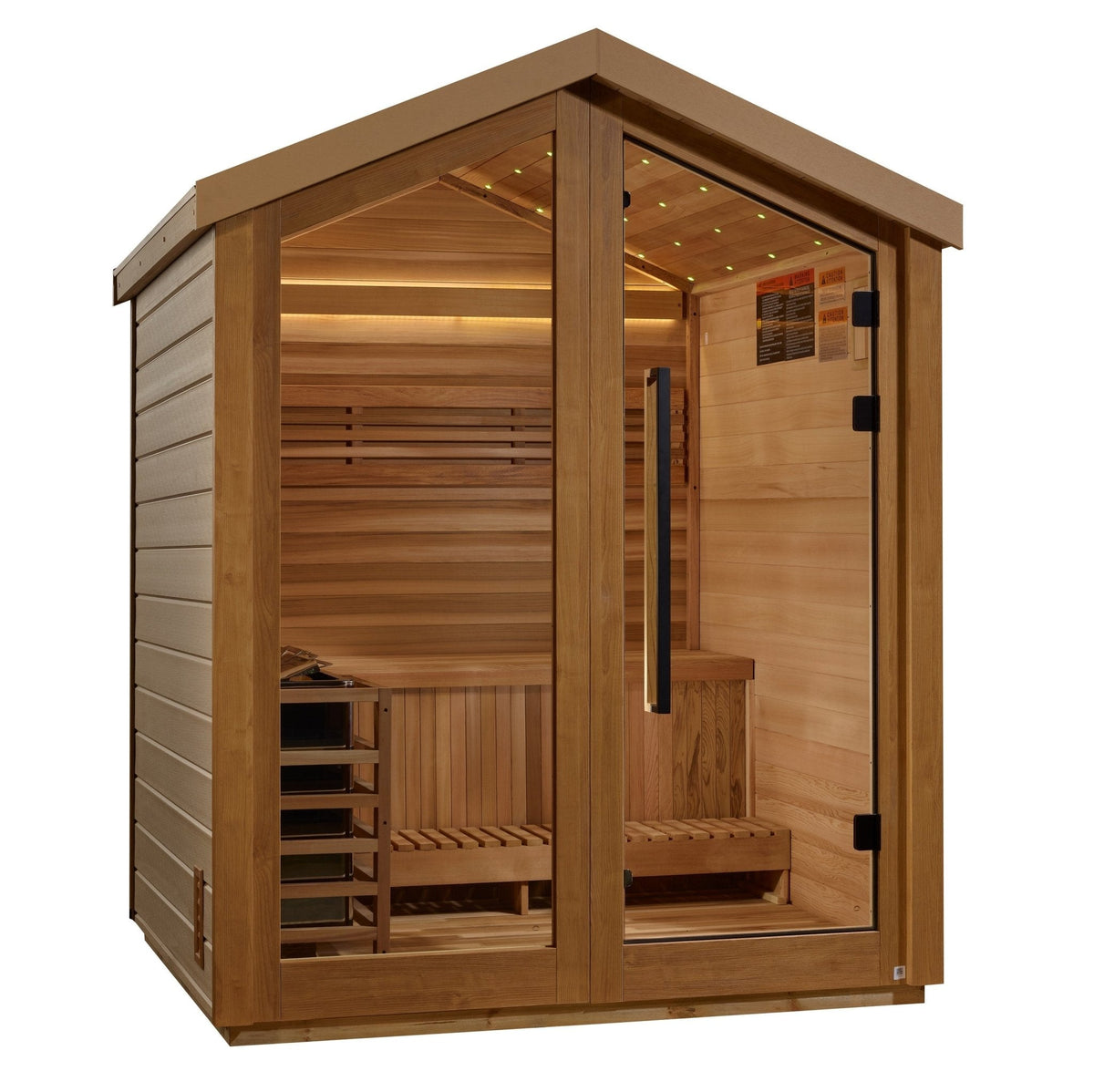 Golden Designs Savonlinna GDI-8503-01 3 Person Outdoor Traditional Cedar Sauna