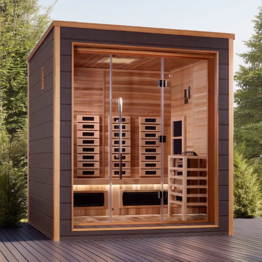 Golden Designs Visby 3 Person Outdoor-Indoor PureTech™ Hybrid Full S ...