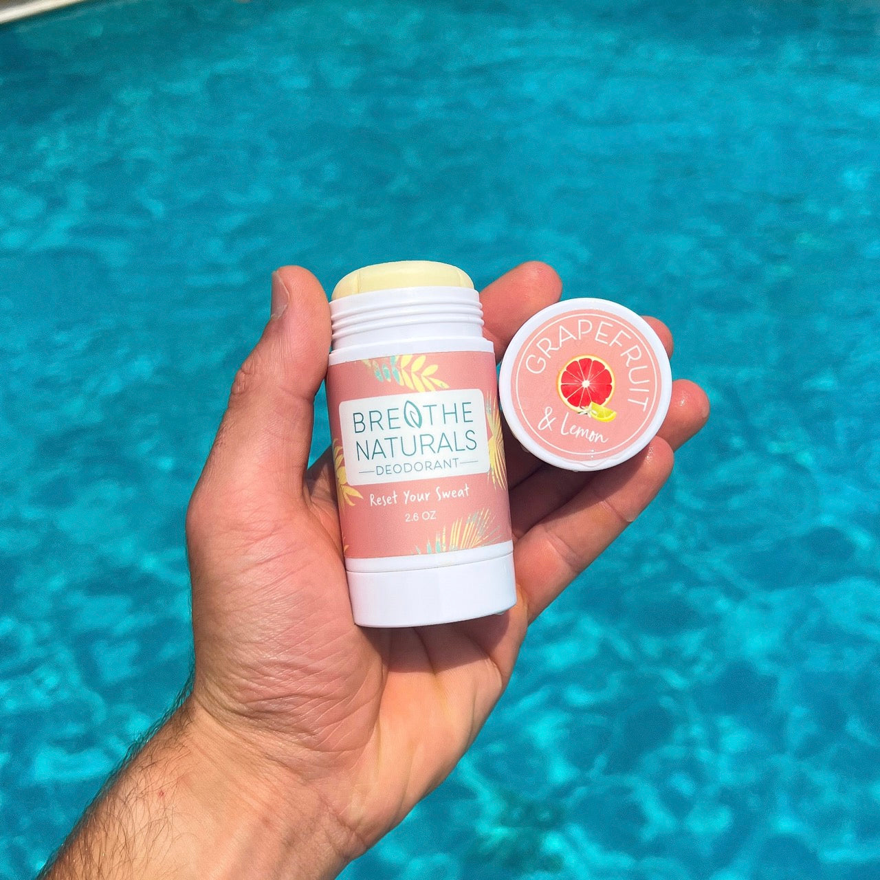 Breathe Naturals Deodorant Grapefruit Lemon - 2 Pack