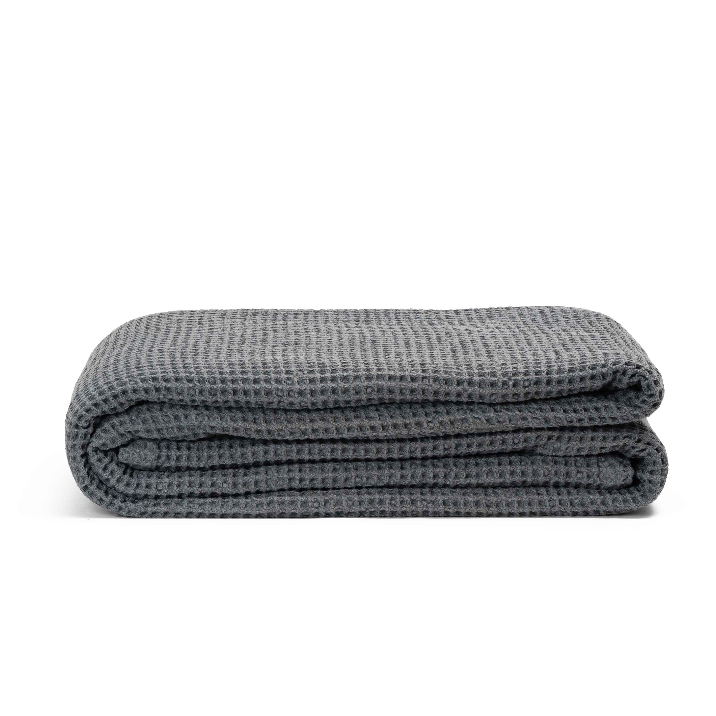 Organic Cotton Mart Waffle Weave Throw