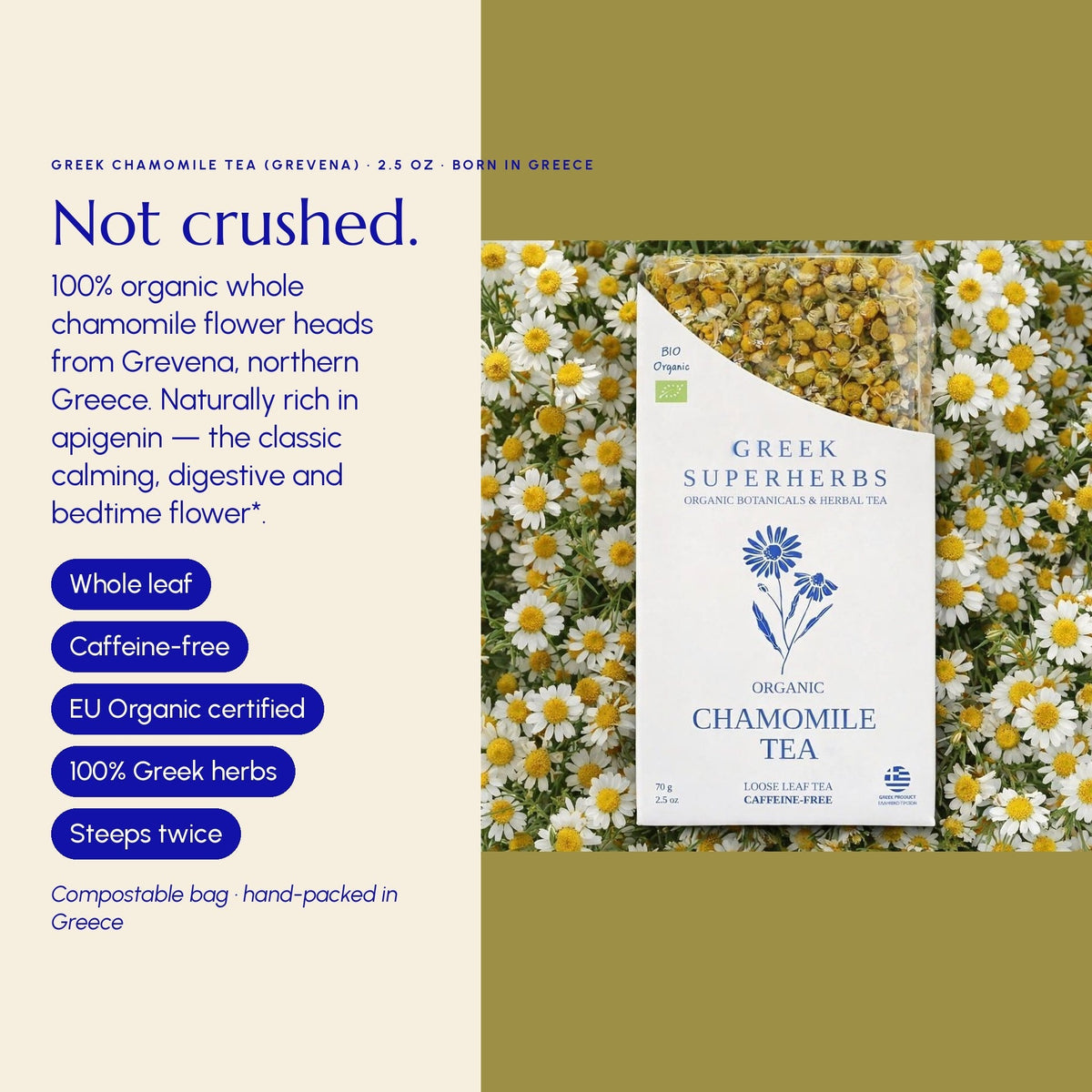 Greek Superherbs Greek Chamomile Tea (Grevena)