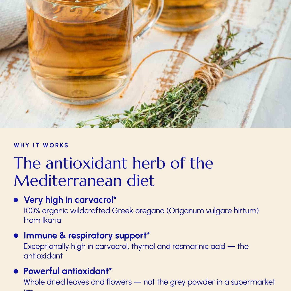 Greek Superherbs Greek Oregano (Ikaria Blue Zone)