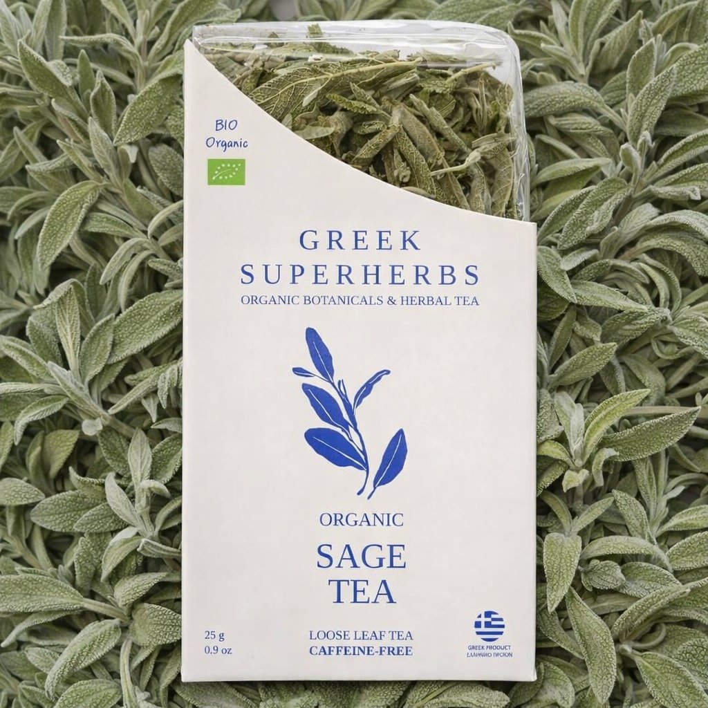 Greek Superherbs Greek Sage (Ikaria, Blue Zone)