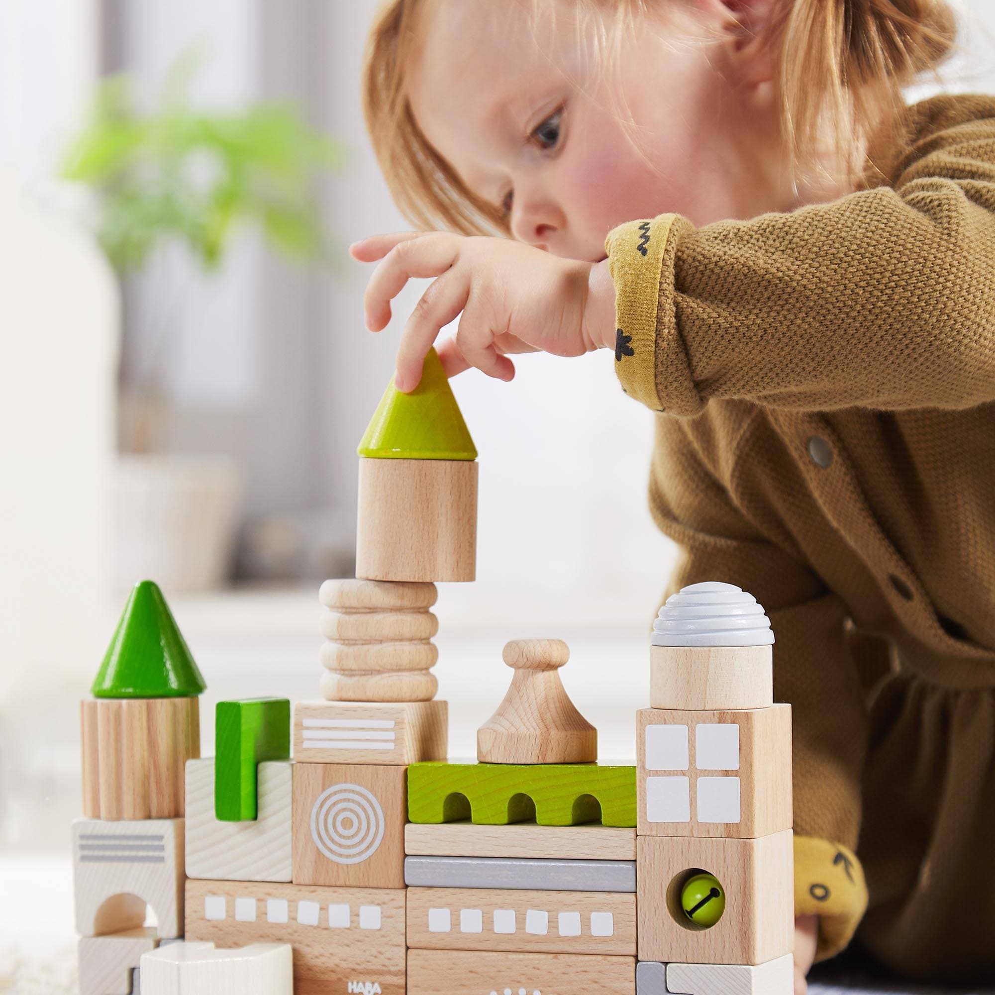 HABA Coburg 28 Piece Wooden Building Blocks