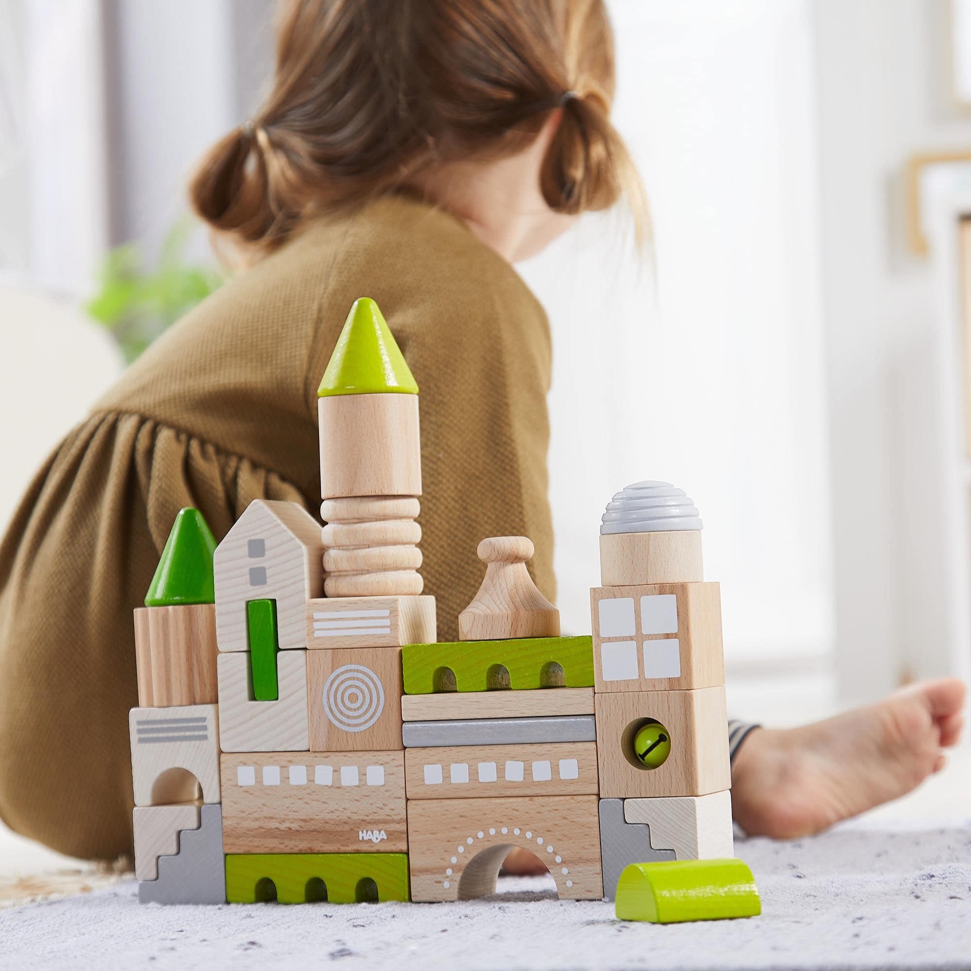 HABA Coburg 28 Piece Wooden Building Blocks