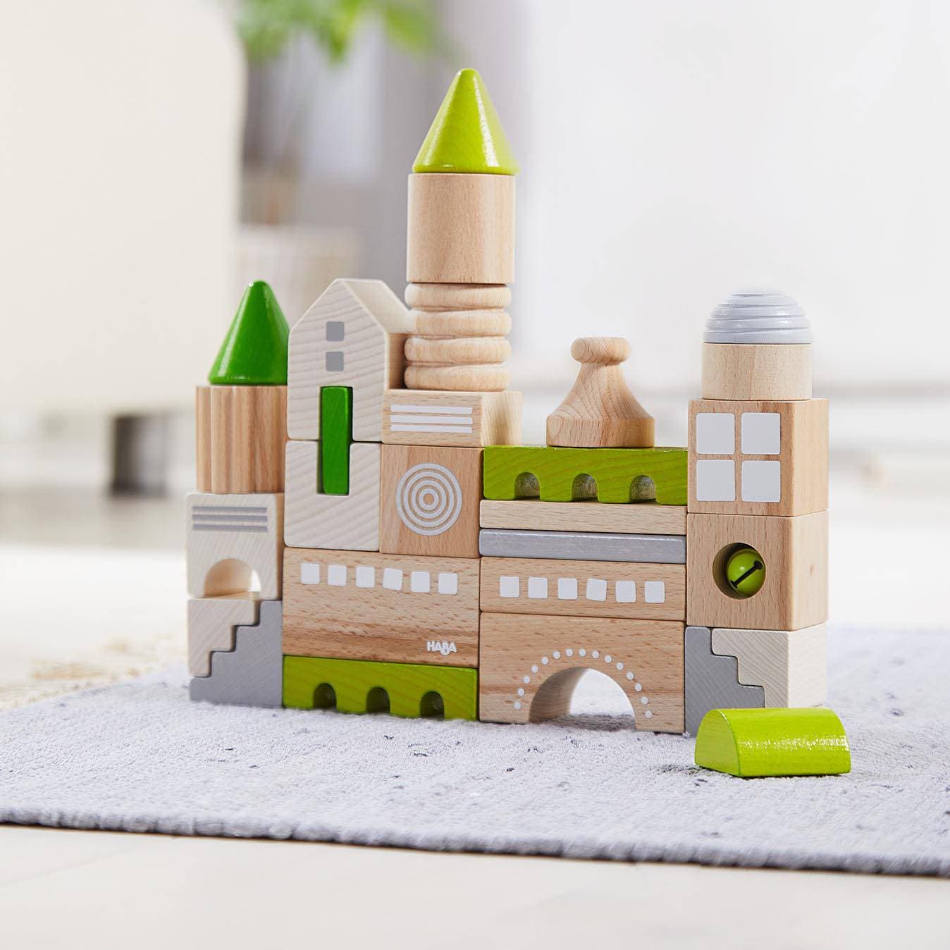 HABA Coburg 28 Piece Wooden Building Blocks