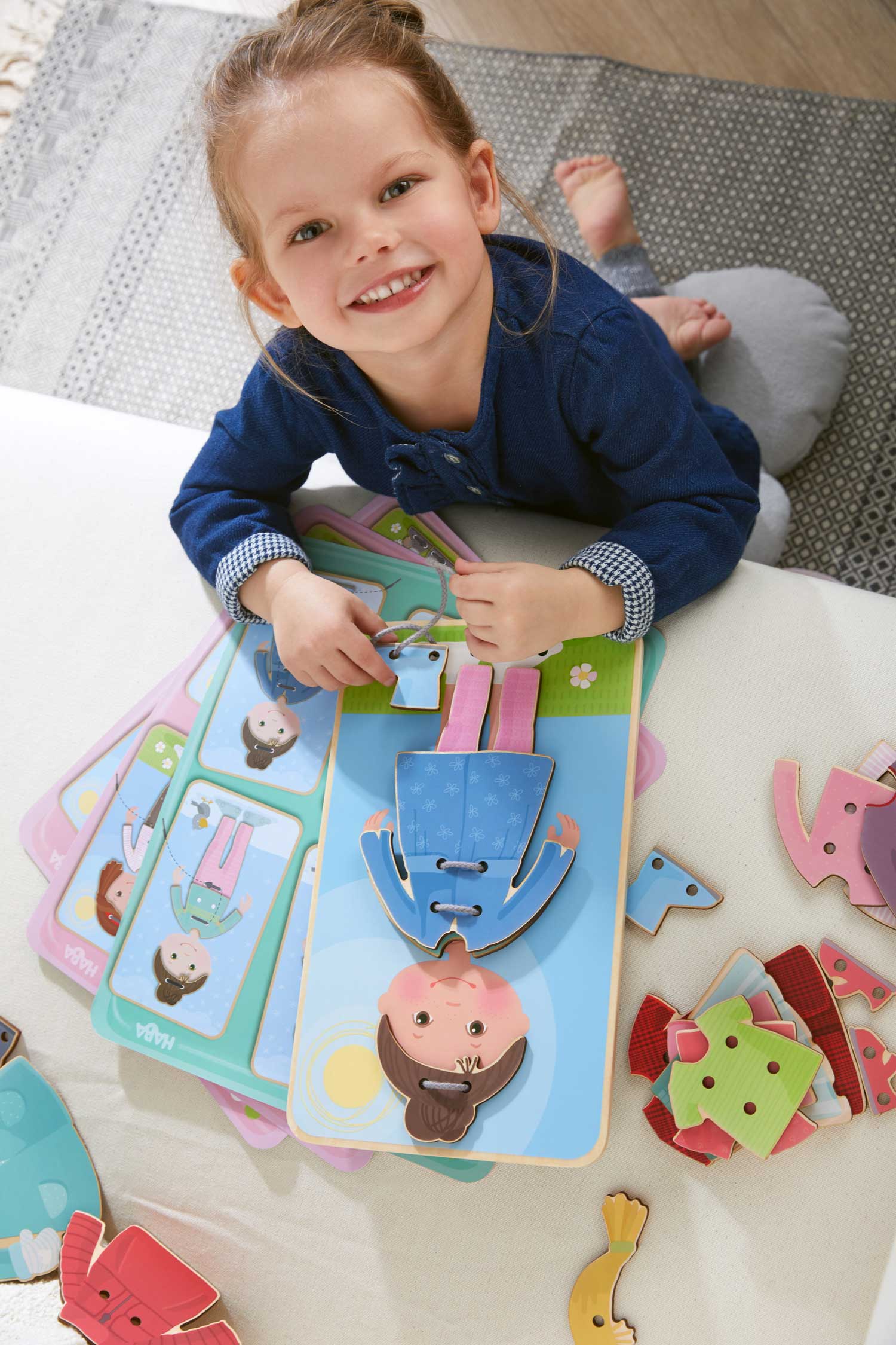 HABA My First Threading Game – Dress Up Fun