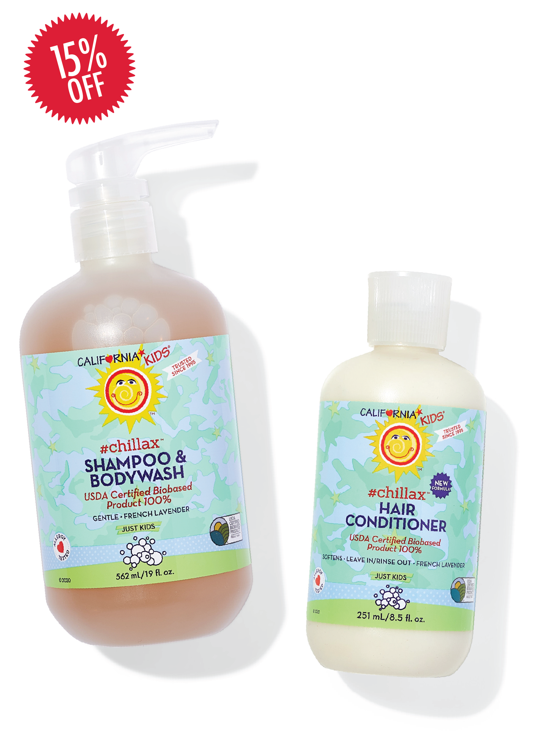 California Kids #Chillax™ Shampoo + Conditioner Bundle