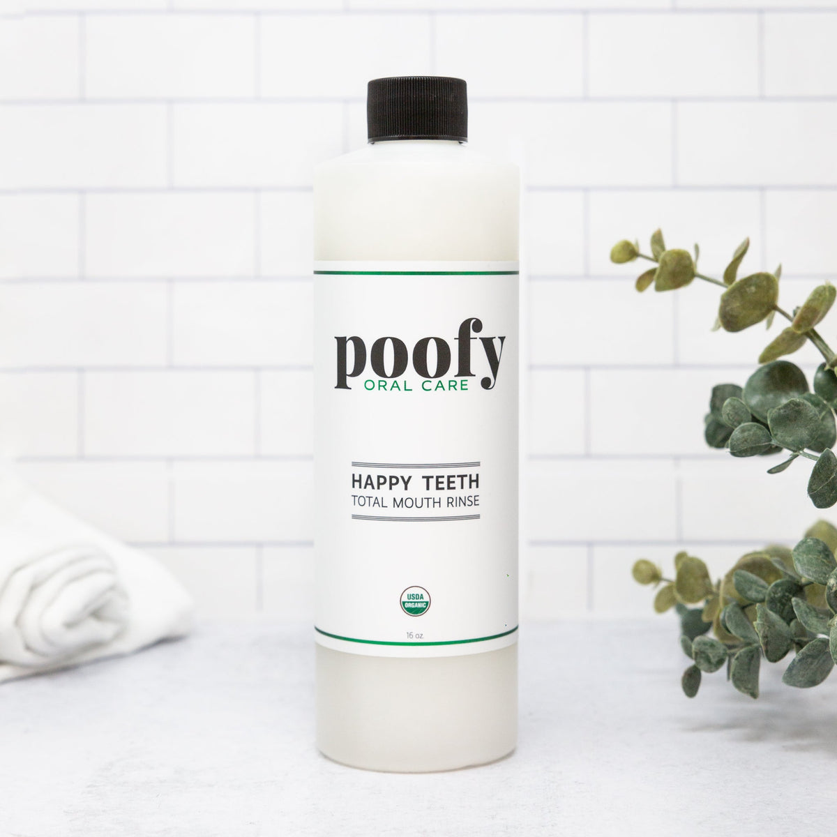 Poofy Organics Happy Teeth Total Mouth Rinse Organic