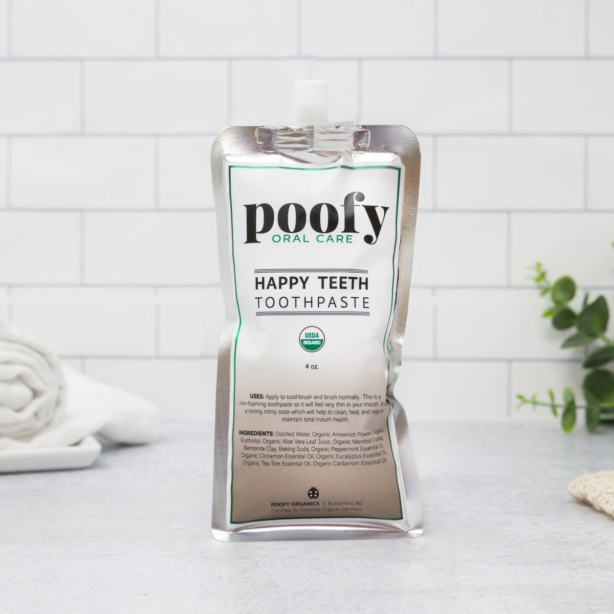 Poofy Organics Happy Teeth Toothpaste Organic