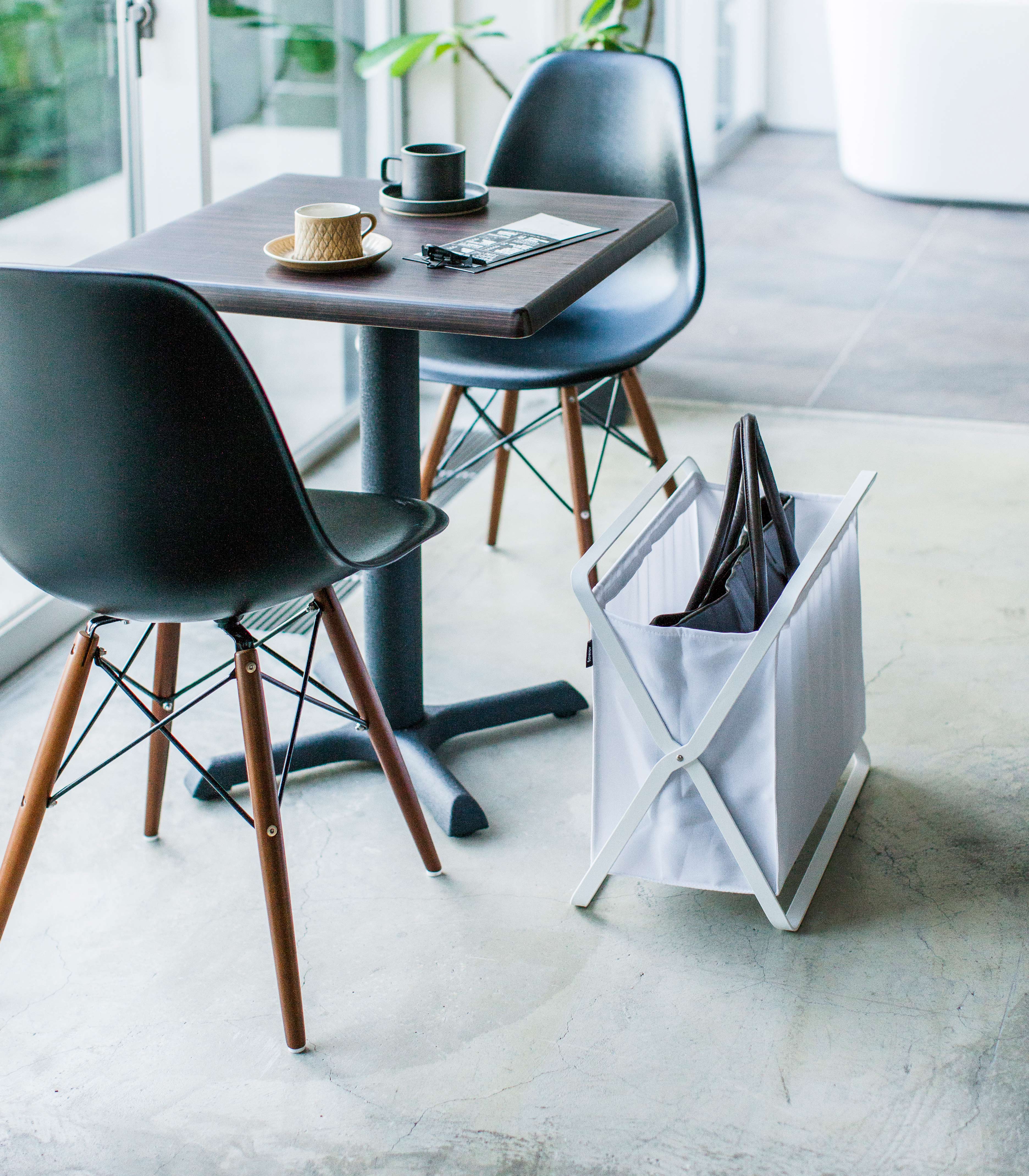 Yamazaki Home Folding Storage Bin (16" H)  - Steel