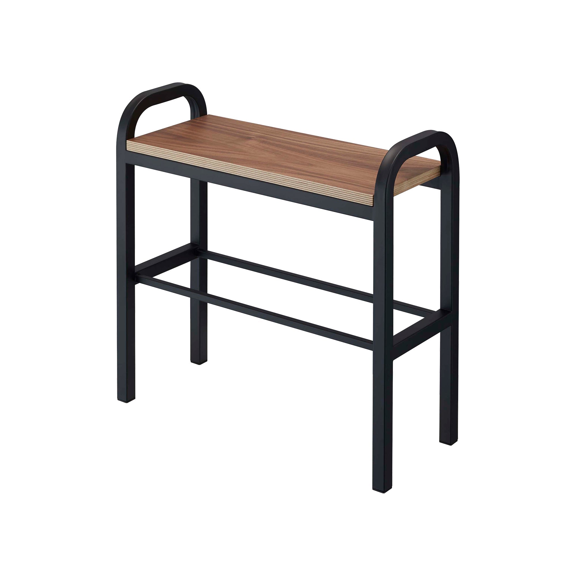 Yamazaki Home Shoe Organizer & Bench (18" H)  - Steel + Wood