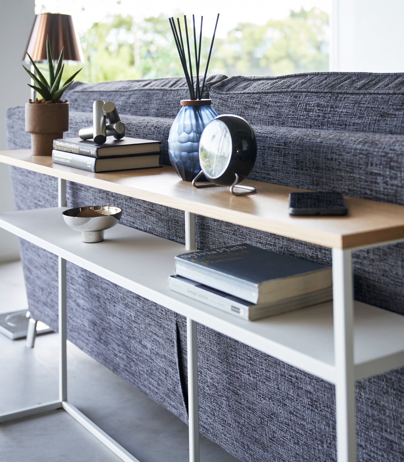 Yamazaki Home Long Console Table - Steel