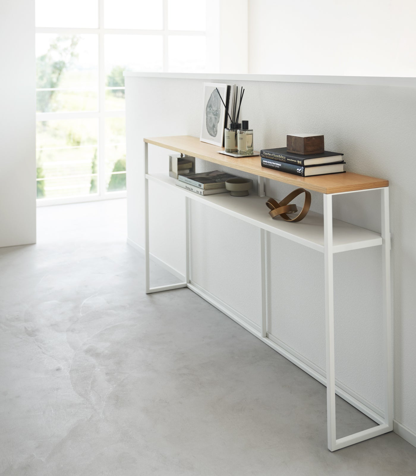Yamazaki Home Long Console Table - Steel