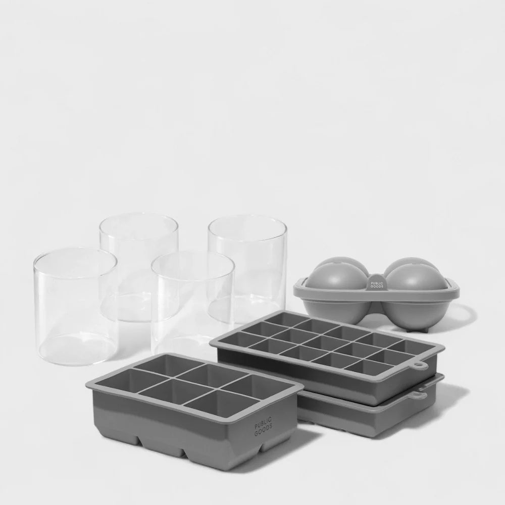 Public Goods Ice Mold & Glasses Set