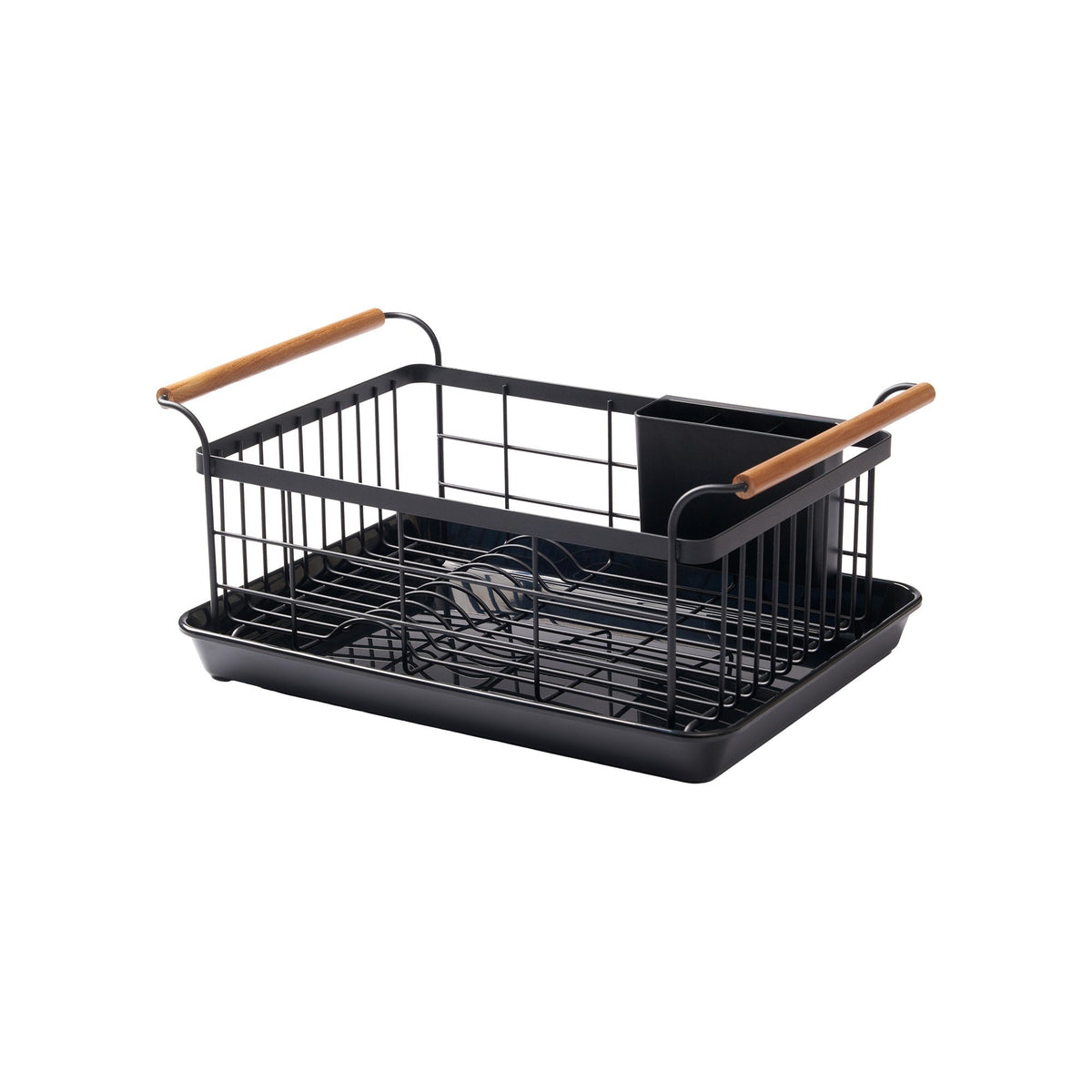 Yamazaki Home Dish Rack - Steel + Wood