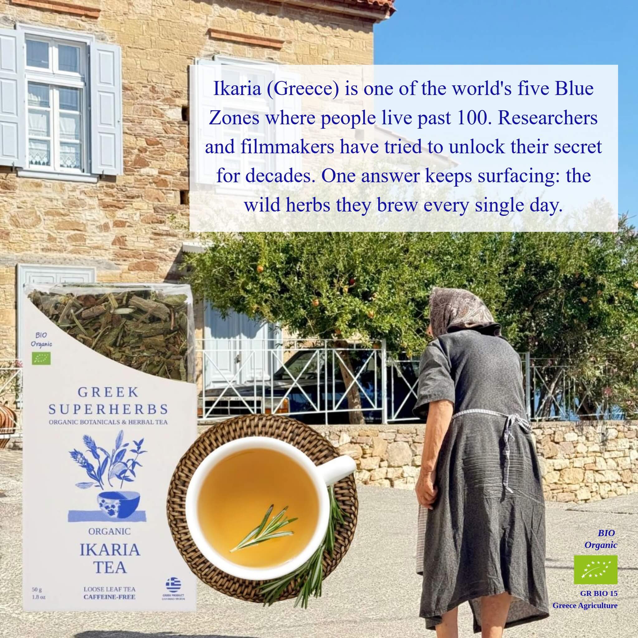 Greek Superherbs Ikaria Tea (Blue Zone)