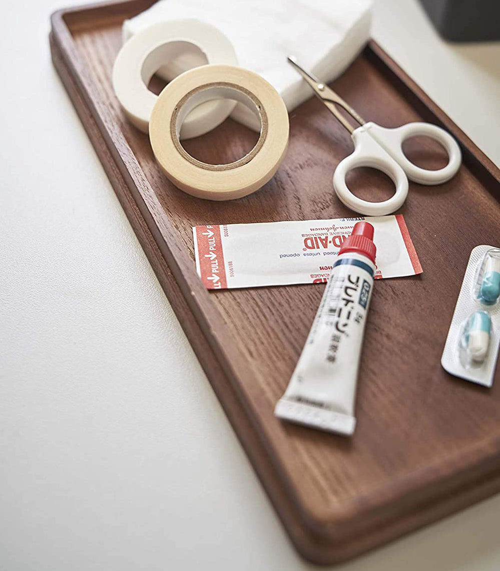 Yamazaki Home Odds-and-Ends Organizer - Steel + Wood