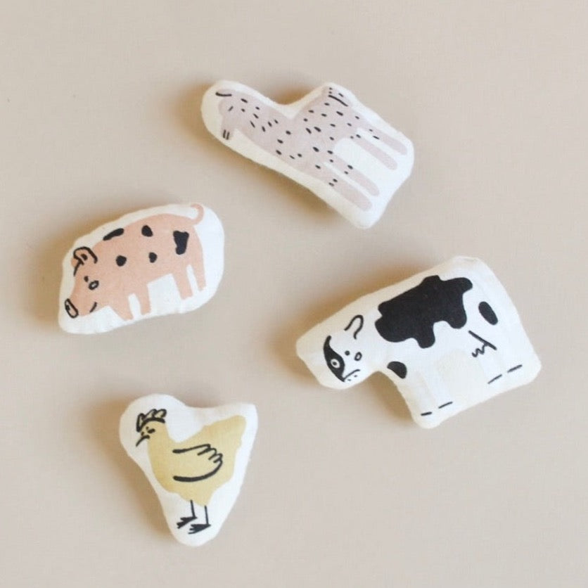 Imani Collective Interactive farmhouse + animal pillow