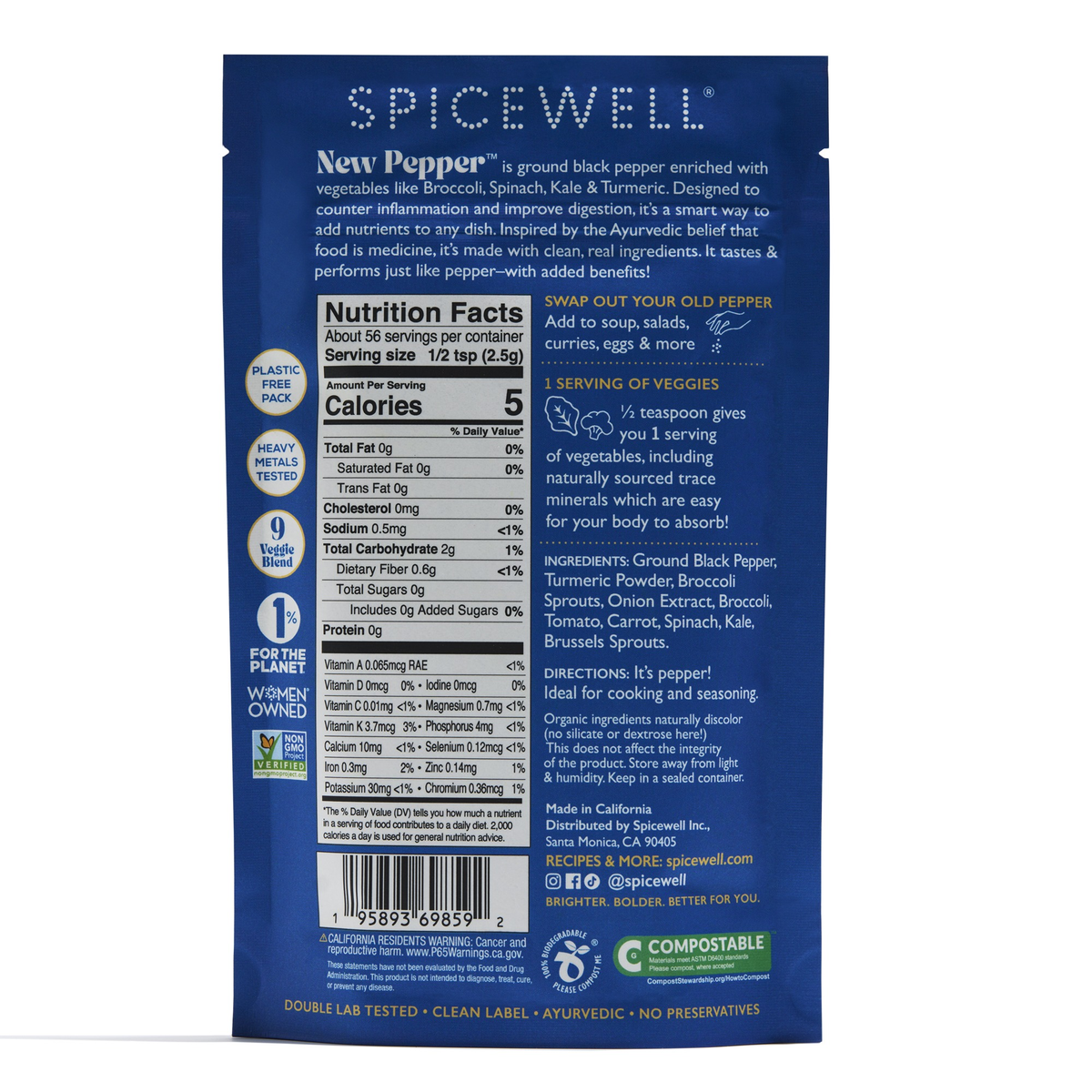 Spicewell Pinch Pots & Pouch Duo Set