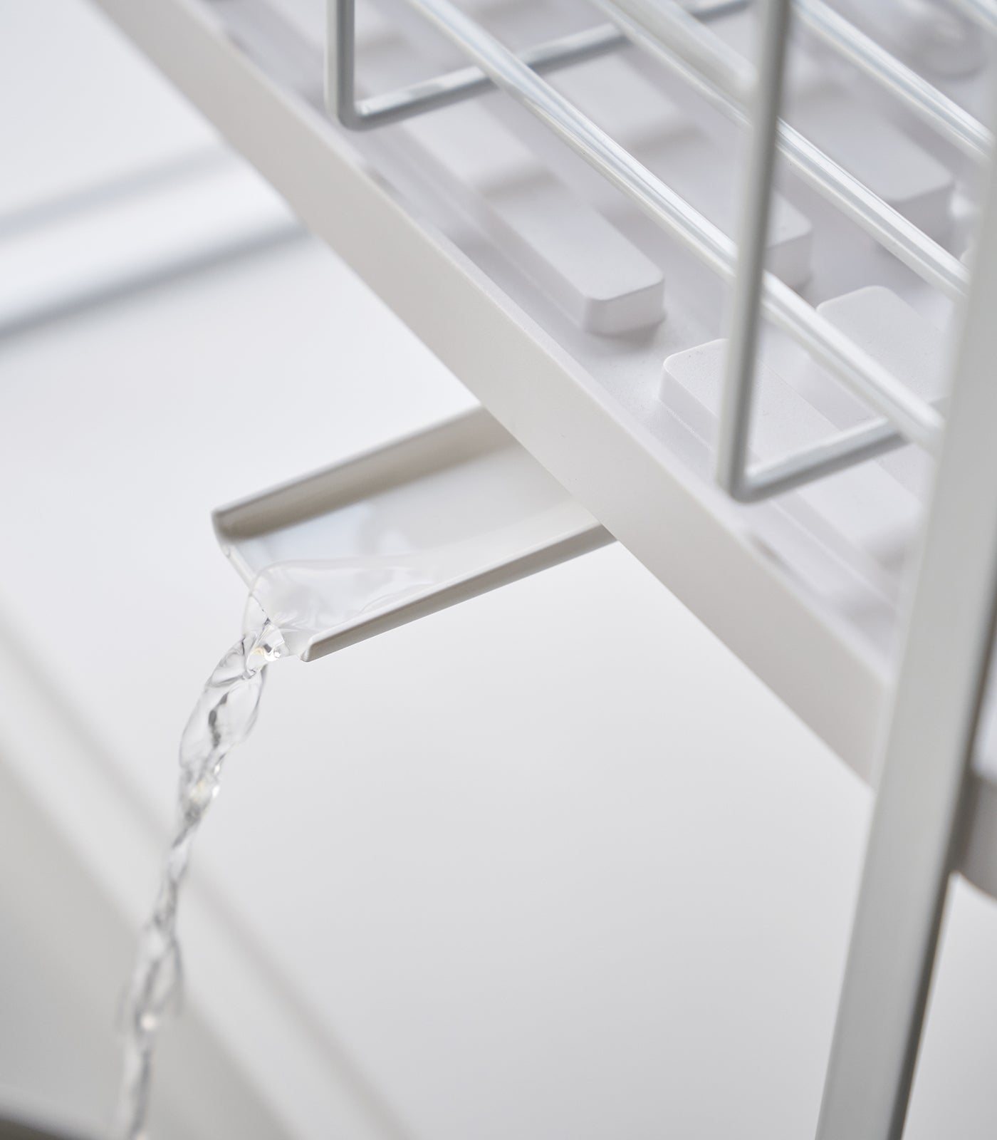 Yamazaki Home Two-Tier Wire Dish Rack - Steel