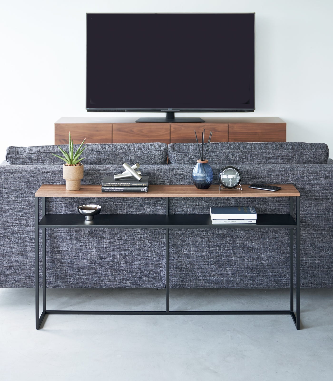 Yamazaki Home Long Console Table - Steel