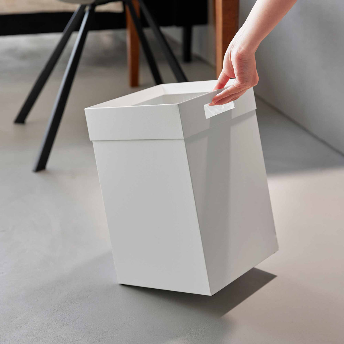 Yamazaki Home Short Trash Can - Steel